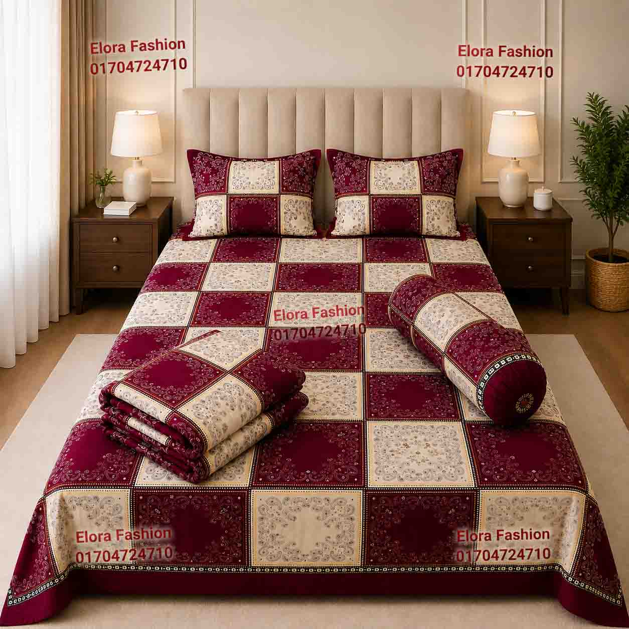 লাক্সারি প্রিমিয়াম ৫ পিস কম্ফর্টার সেট